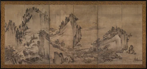Landscape by Unknown, painting, 1550-1599