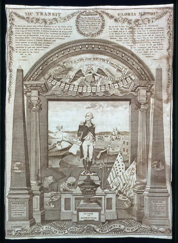 George Washington at the Altar of Liberty (Handkerchief) by Charles Gray
Colin Gillespie
Cornelius Tiebout
Charles Buxton
Gilbert Stuart, textile, 1819