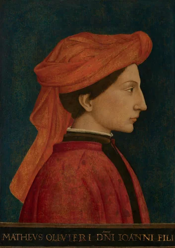 Matteo Olivieri (?) by Florentine, painting, 1430-1440