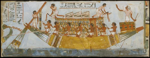 Journey to Abydos, Tomb of Pairy by Charles K. Wilkinson, artwork, -1390--1352