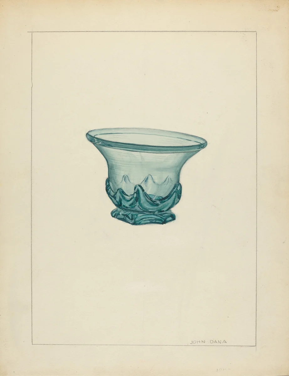Bowl by John Dana, index of american design, 1940