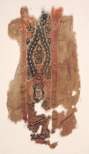 Tunic Ornament with Part of a Saint by Unknown, textile, 600-799