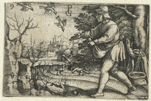 Parabel van de zaaier by Unknown, print, 1534-1535