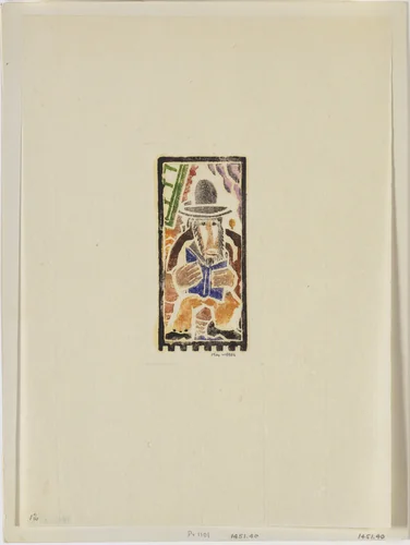 Rabbi Reading by Max Weber, print, 1919