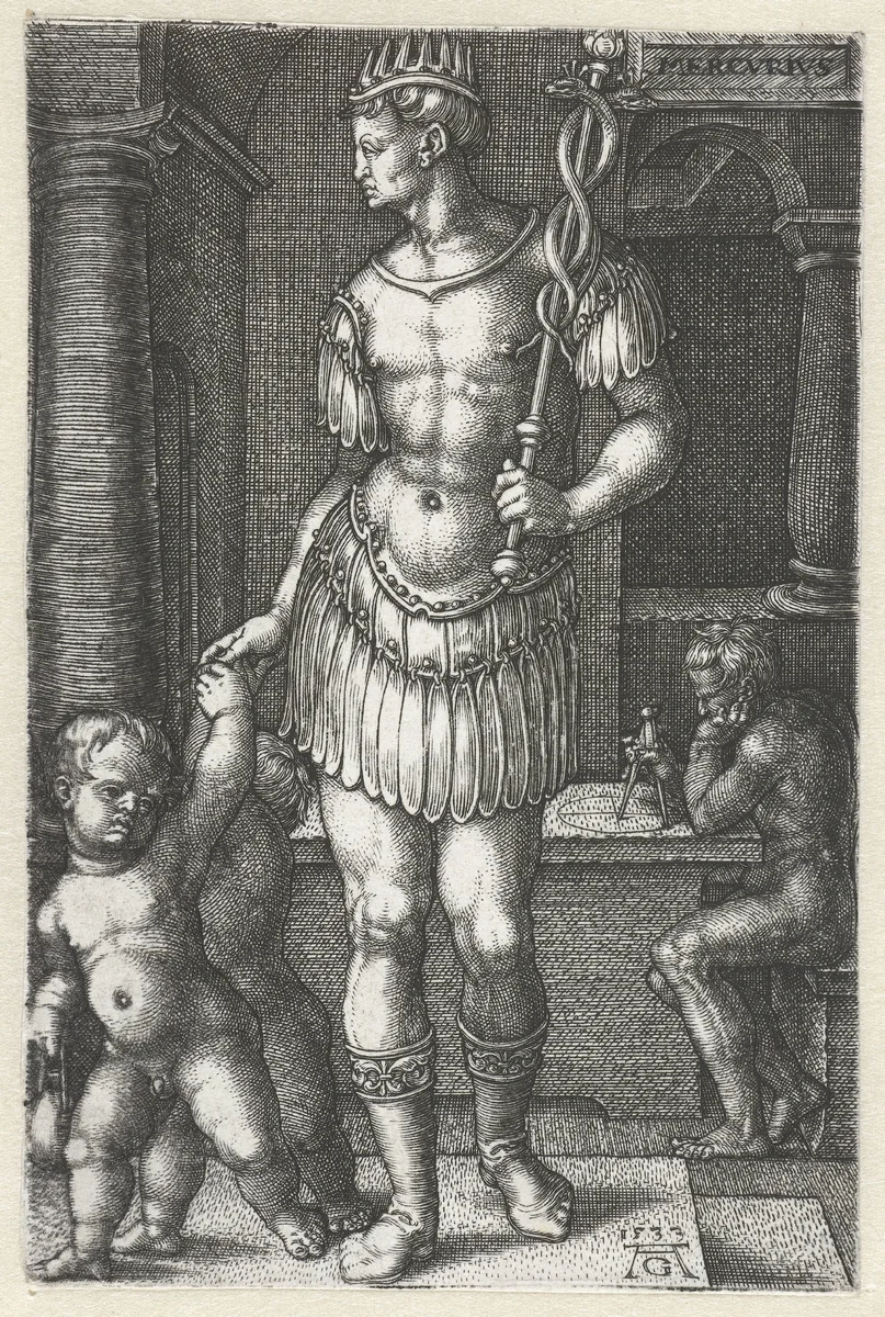 Mercurius by Unknown, print, 1533
