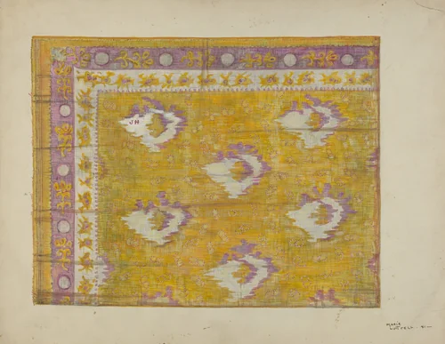 Silk Scarf by Marie Lutrell, index of american design, 1941