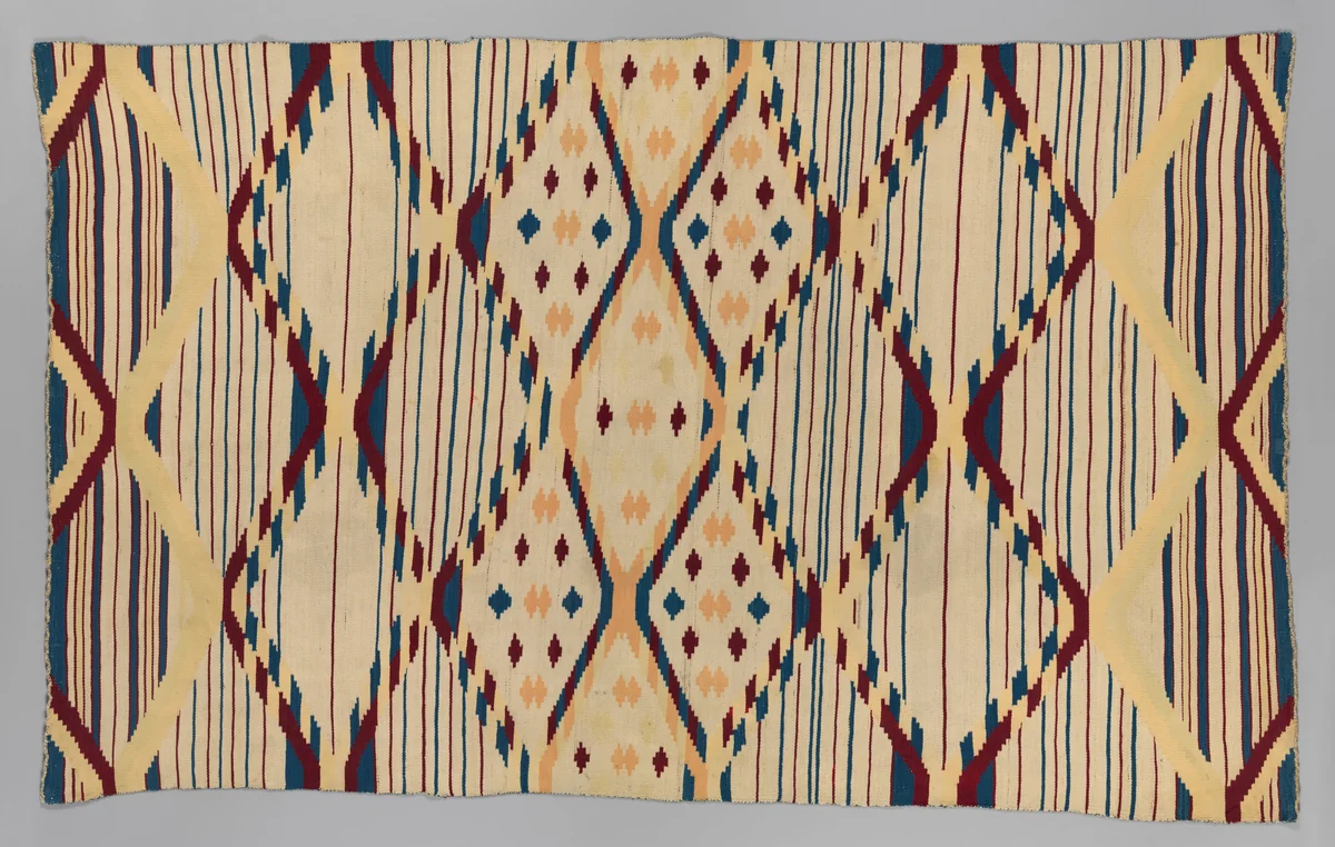 Serape by Unidentified, artwork, 1865-1870