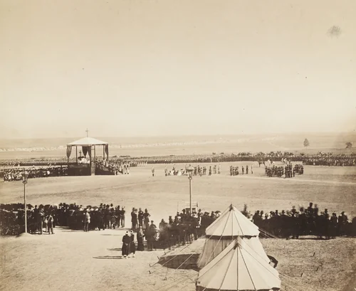 Untitled from the portfolio Souvenirs du Camp de Chalons by Gustave Le Gray, photograph, 1857