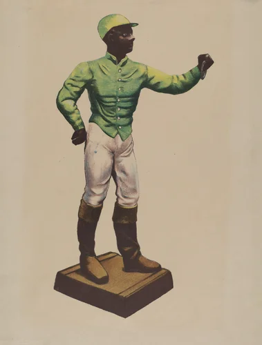 Jockey Hitching Post by American 20th Century, index of american design, 1935-1942