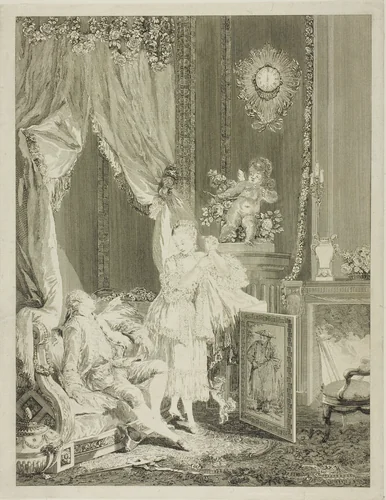 Le carquois épuisé (The Empty Quiver) by Nicolas Delaunay, print, 1666-1727