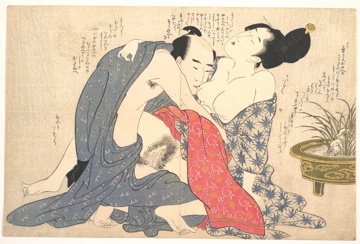 Erotic Print by Kitagawa Utamaro (喜多川歌麿), print, 1753-1806