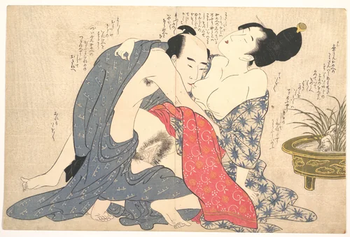 Erotic Print by Kitagawa Utamaro (喜多川歌麿), print, 1753-1806