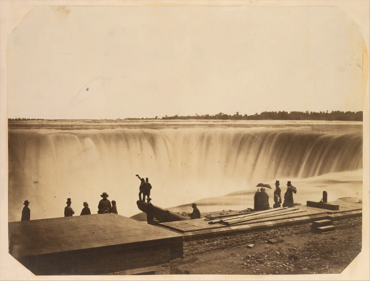 Niagara Falls by Silas A. Holmes, photograph, 1853-1857