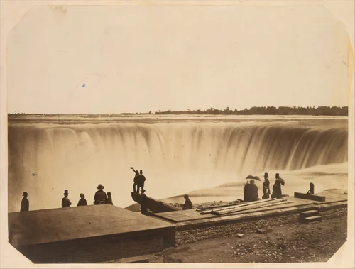 Niagara Falls by Silas A. Holmes, photograph, 1853-1857