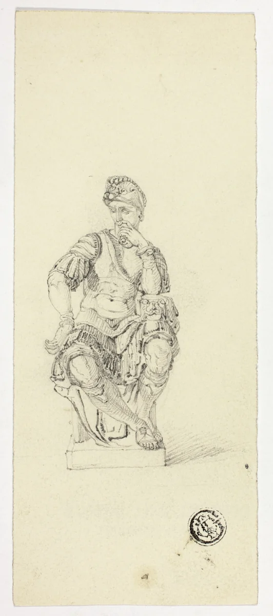 Il Penseroso by Artist Unknown, drawing, 1700-1799