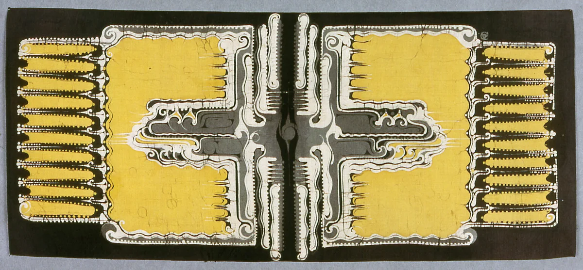 Bookcover by Dutch, textile, 1900-1925