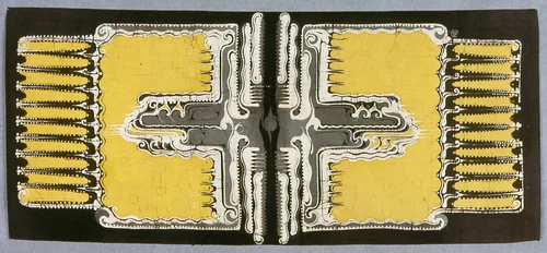 Bookcover by Dutch, textile, 1900-1925