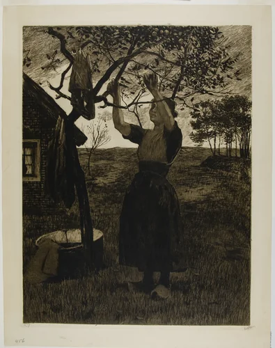 The Apple Tree by Willem Witsen, print, 1880-1890