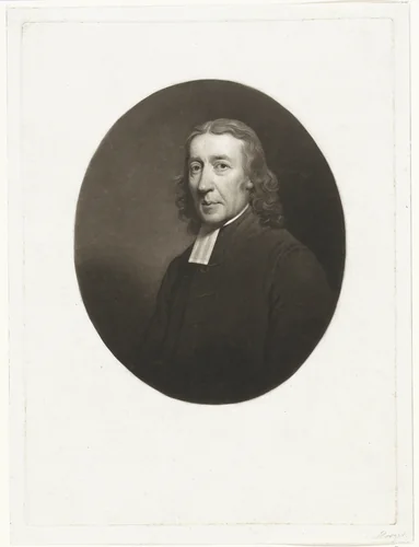 Portret van de predikant Bartout van der Feen by Charles Howard Hodges, print, 1806