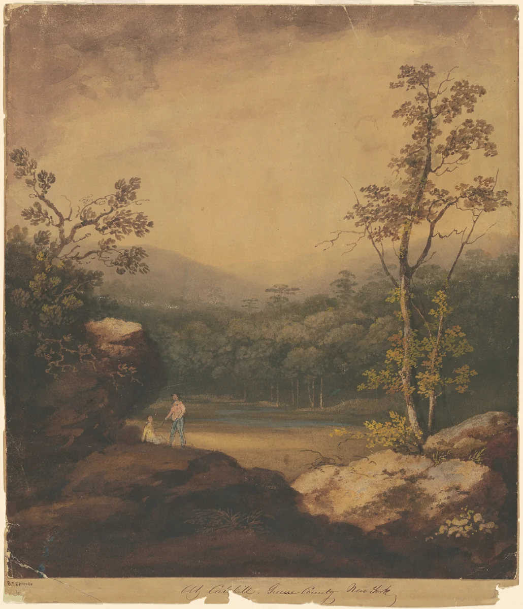 At Catskill, Greene County, New York by B. F. Edmonds, drawing, 1800-1900