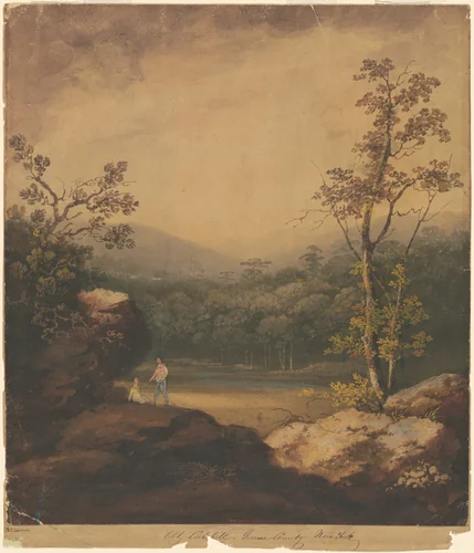 At Catskill, Greene County, New York by B. F. Edmonds, drawing, 1800-1900