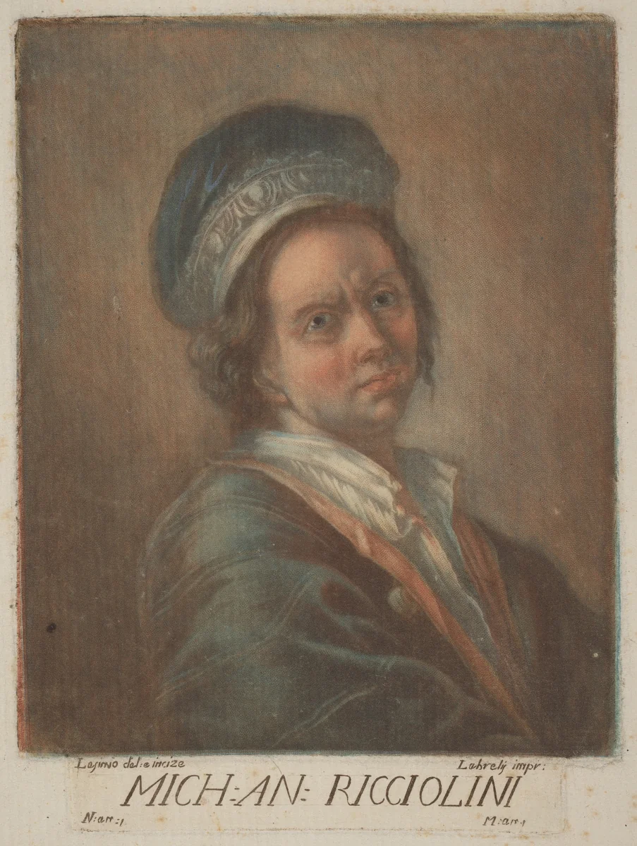 Michelangelo Ricciolini by Carlo Lasinio; Michelangelo Ricciolini, print, 1789