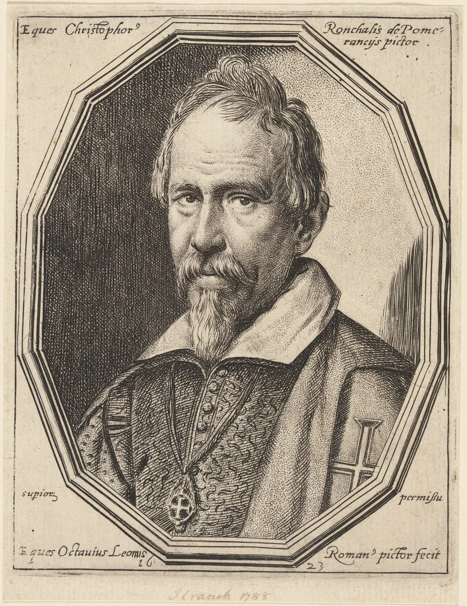 Cristoforo Roncalli by Ottavio Leoni, print, 1623