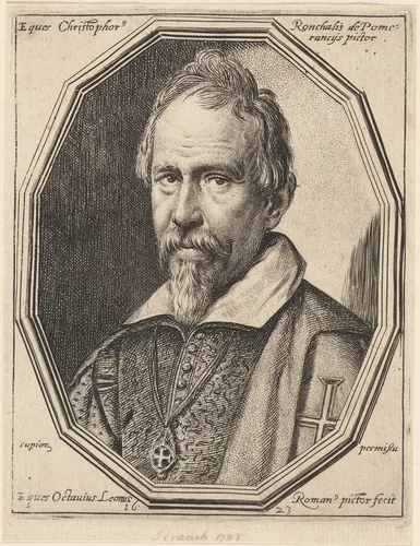 Cristoforo Roncalli by Ottavio Leoni, print, 1623