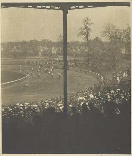 Going to the Post, Morris Park by Alfred Stieglitz, print, 1904