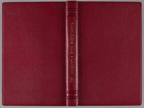 A catalogue of the library of the late John, Duke of Roxburghe : arranged by G. and W. Nicol ; which will be sold by auction ... on Monday, 18th May, 1812, and the forty-one following days, Sundays excepted ... by Robert H. Evans by Robert Harding Evans, artwork, 1812