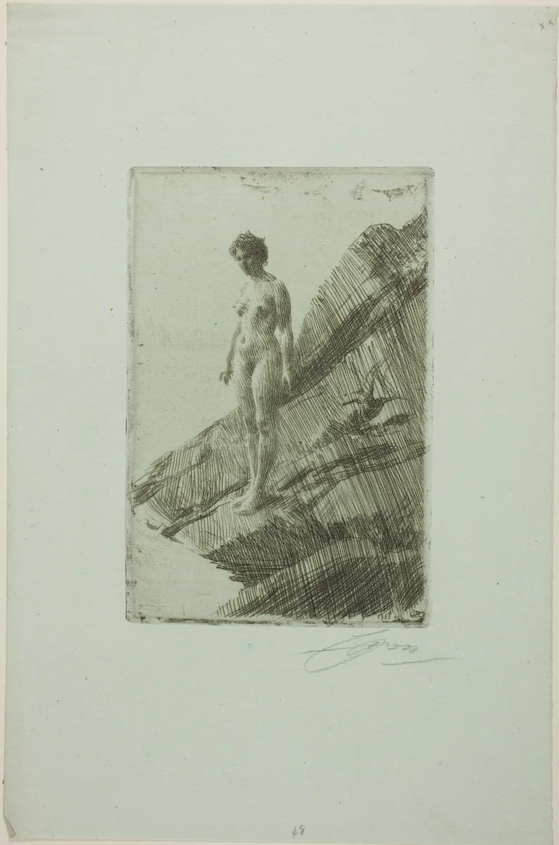 Edö by Anders Zorn, print, 1907