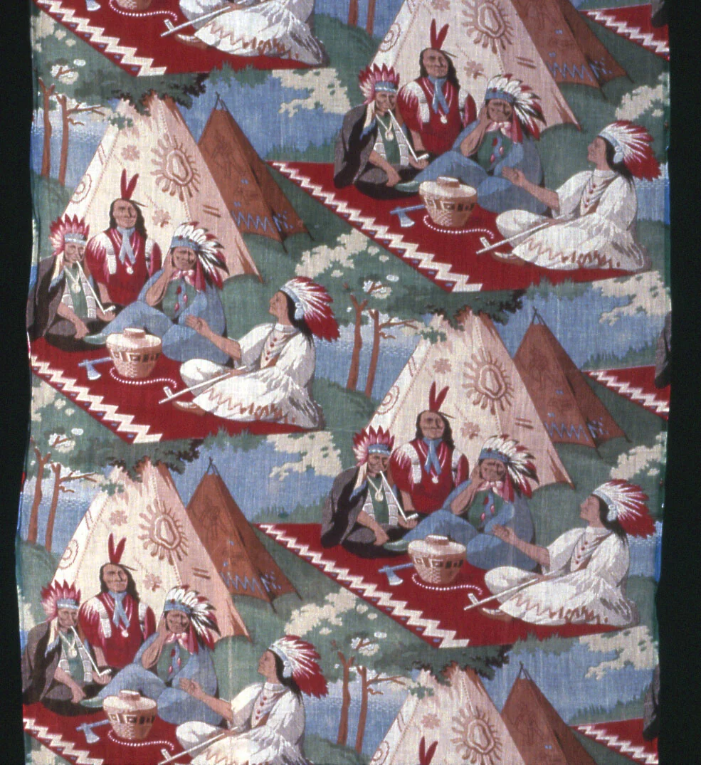 Panel (Furnishing Fabric) by United States, textile, 1801-1900
