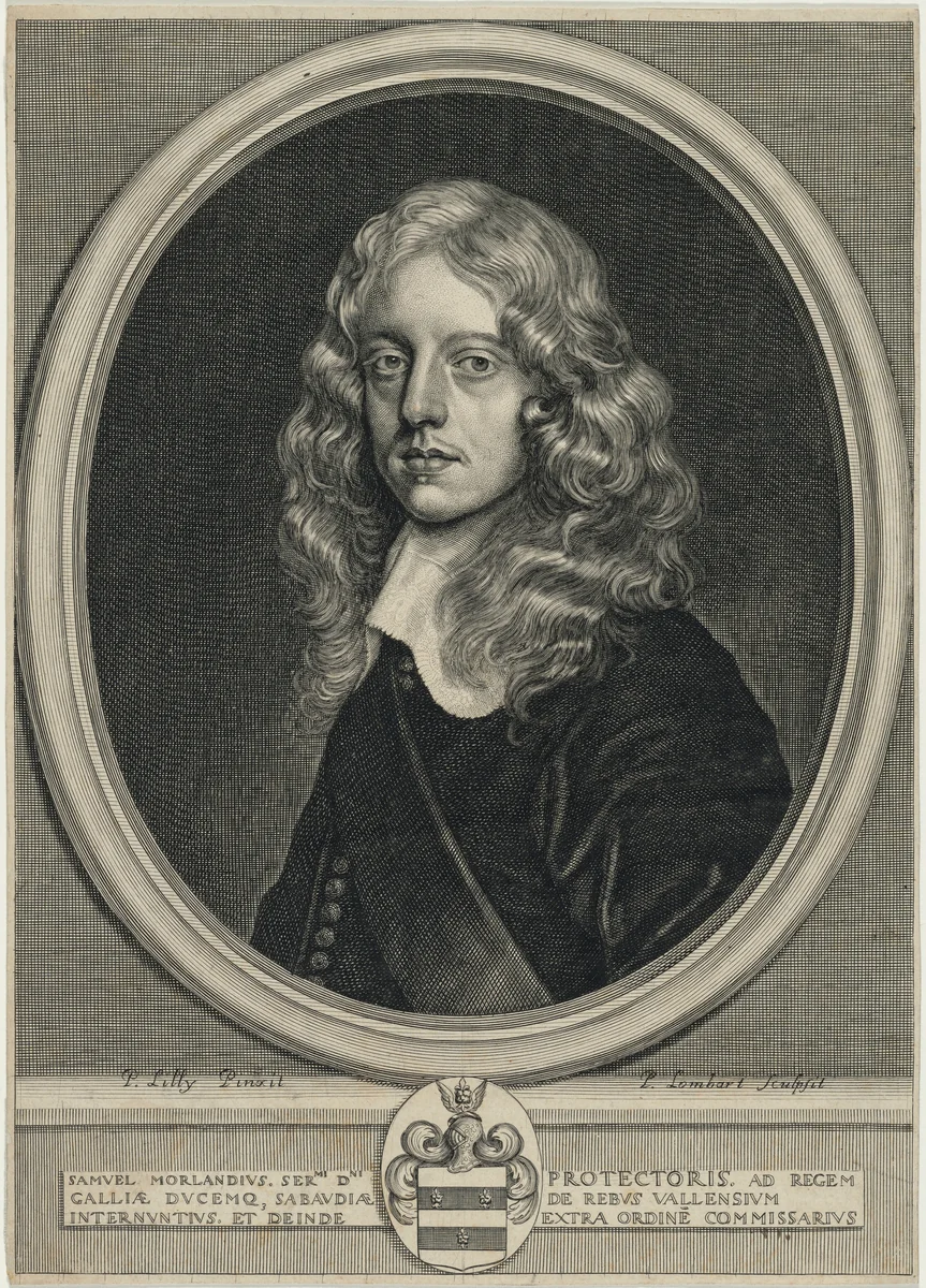 Sir Samuel Morland, Diplomatist and Inventor by Pierre Lombard
Sir Peter Lely, print, 1612-1682