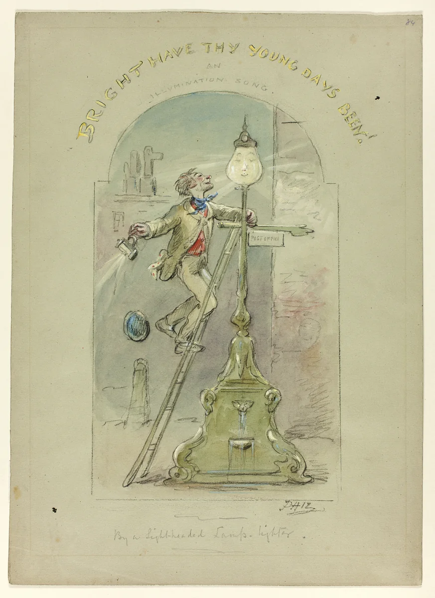 Bright Have Thy Young Days Been! by Hablot Knight Browne, painting, 1835-1882