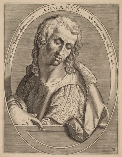 Aggaeus by Theodor Galle; Jan van der Straet, print, 1613