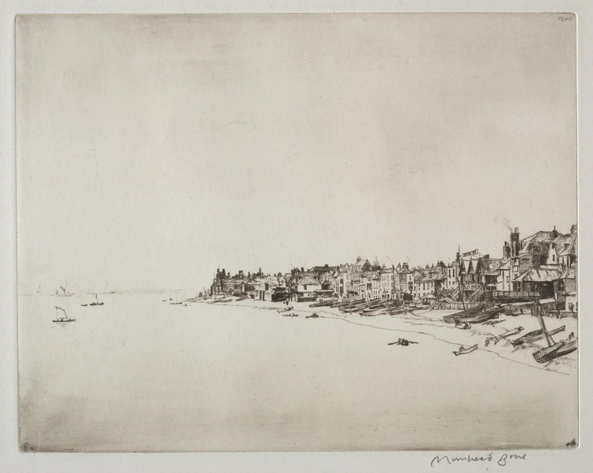 Deal by Muirhead Bone, print, 1906