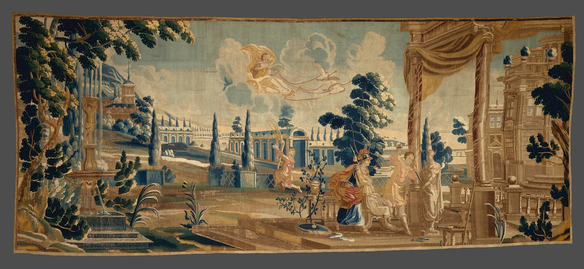 Pygmalion, from Stories from Ovid by Daniel Janssens, textile, 1665-1685