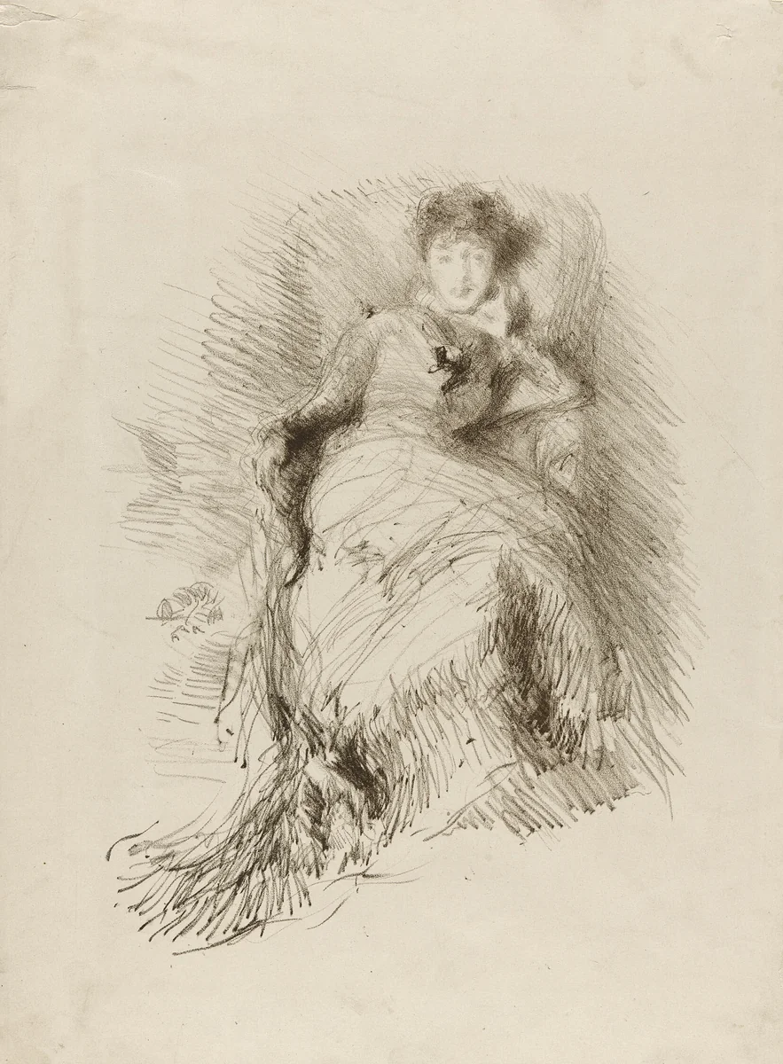 Study by James McNeill Whistler, print, 1878