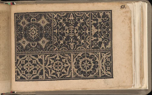 Schön newes Modelbuch (Page 53r) by Sigismundus Latomus, book, 1608
