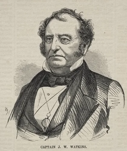 Captain J. W. Watkins by Winslow Homer, print, 1857