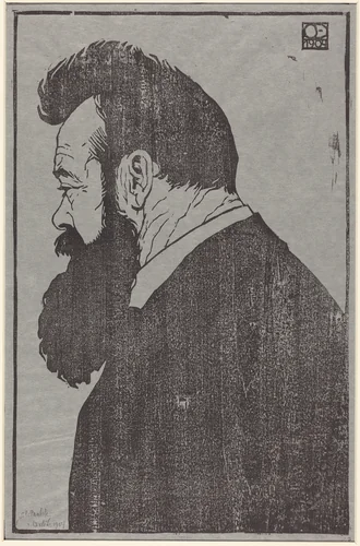 Ferdinand Hodler by Emil Orlik, print, 1904