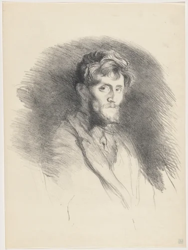 Etude (Maurice Dumont) by Henri De Groux, print, 1895