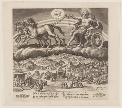 The Sun, from The Seven Planets by Jan Sadeler I, print, 1585
