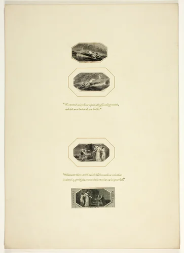 Study for a plate from Telemachus by Thomas Stothard, drawing, 1793-1803