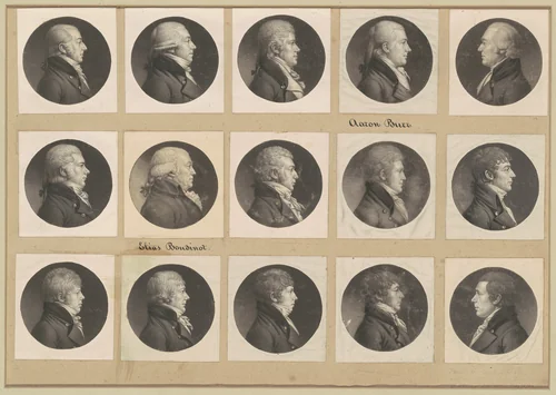 Saint-Mémin Collection of Portraits, Group 54 by Charles B. J. Févret de Saint-Mémin, volume, 1798-1803