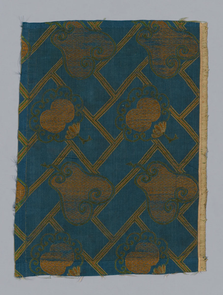 Fragment by Japan, textile, 1675-1700