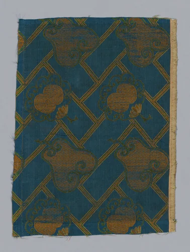 Fragment by Japan, textile, 1675-1700