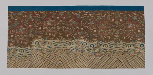 Panel (Dress Fabric) by Manchu China, textile, 1750-1800
