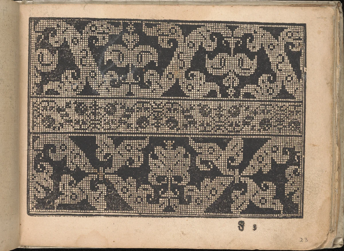 Neu künstlich Modelbuch (page 23r) by Bernhard Jobin, book, 1598