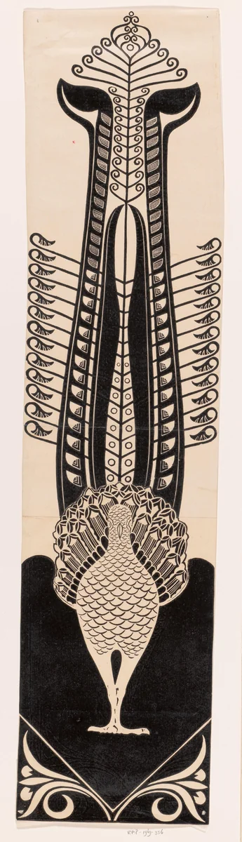 Liervogel by Carel Adolph Lion Cachet, print, 1874-1945